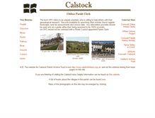Tablet Screenshot of calstock.info